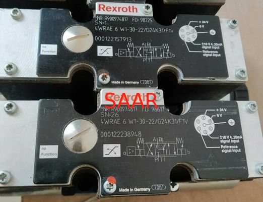 Valvola direzionale proporzionale di Rexroth R900974817 4WRAE6W1-30-2X/G24K31/F1V 4WRAE6W1-30-22/G24K31/F1V