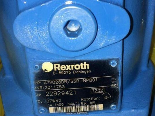 Pompa a portata variabile a pistone assiale A7VO28DR Type di R902223310 A7VO28DR/63R-NPB01 Rexroth