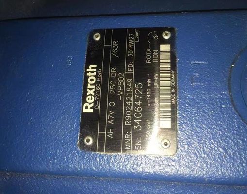 Pompa a portata variabile a pistone assiale A7VO250DR Type di R902421849 AHA7VO250DR/63R-VPB02 Rexroth