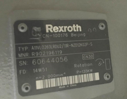 Tipo pompa a portata variabile a pistone assiale di R902196119 A11VLO260LRDU2/11R-NZD12K02 P-S Rexroth A11VO