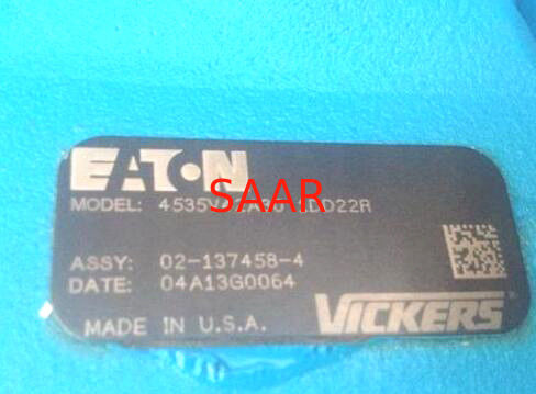 02-137458-4 tipo doppio Vane Pump di 4535V42A30-1DD22R Eaton Vickers 4535V